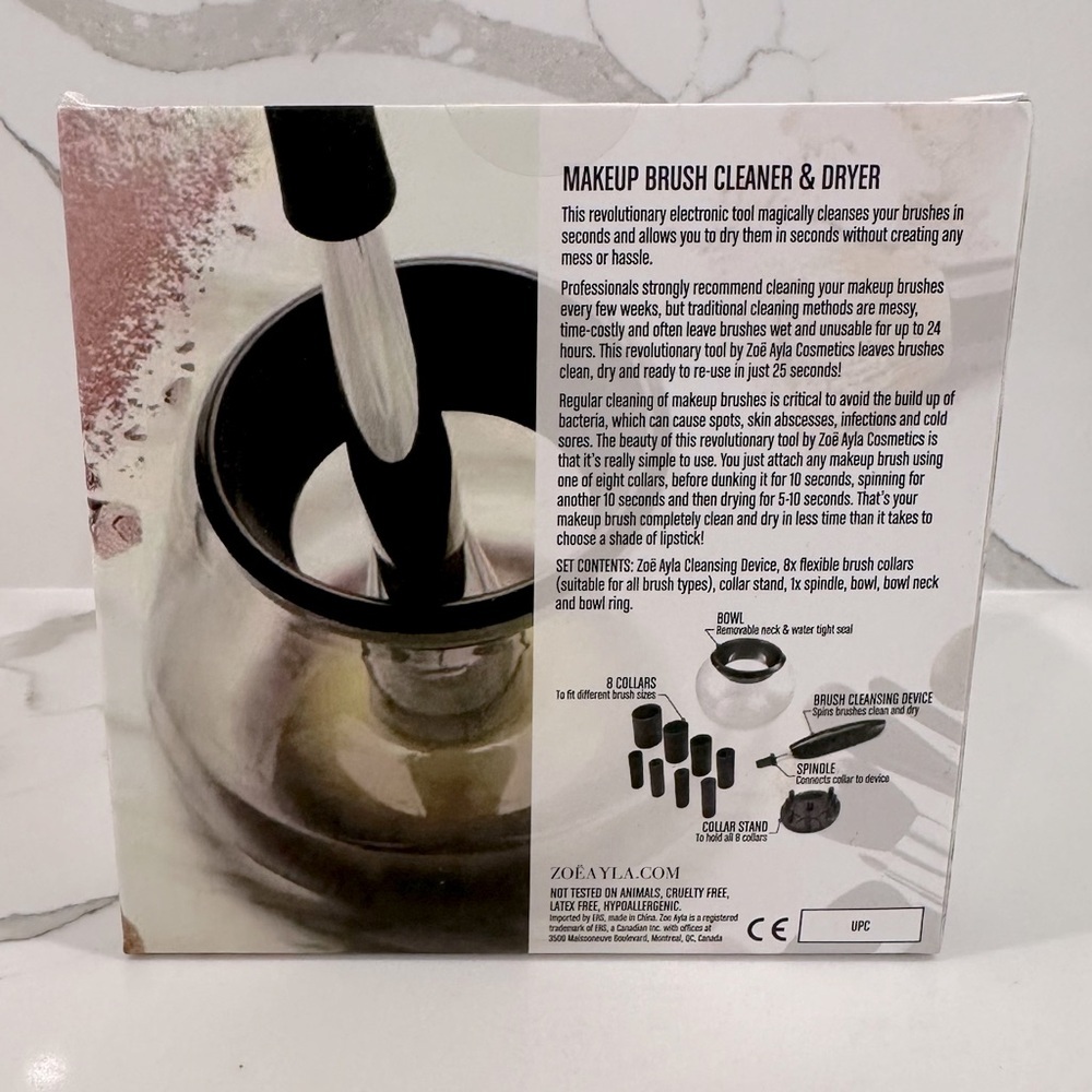 🔥2/$40🔥 Zoë Ayla Revolutionary Electronic Makeup Brush Cleaner & Dryer - Picture 6 of 7